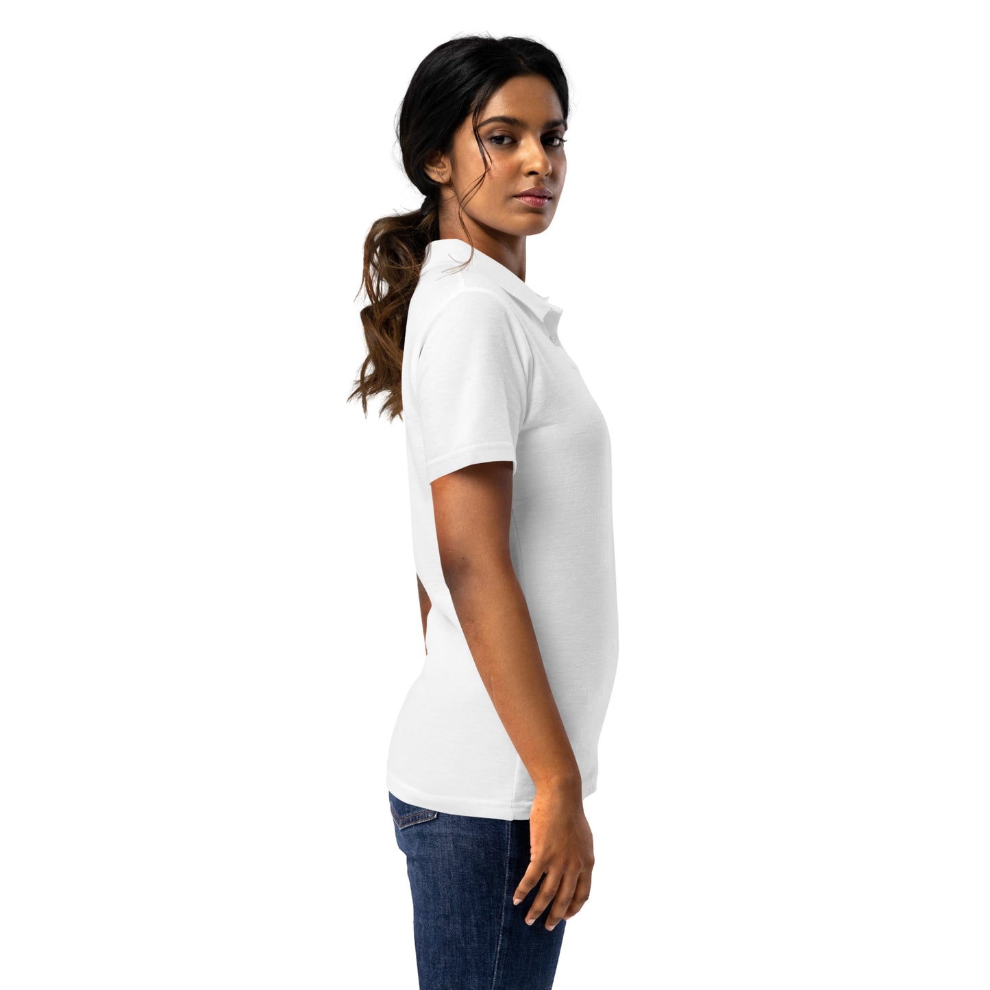 Chinese quince Women’s pique polo shirt