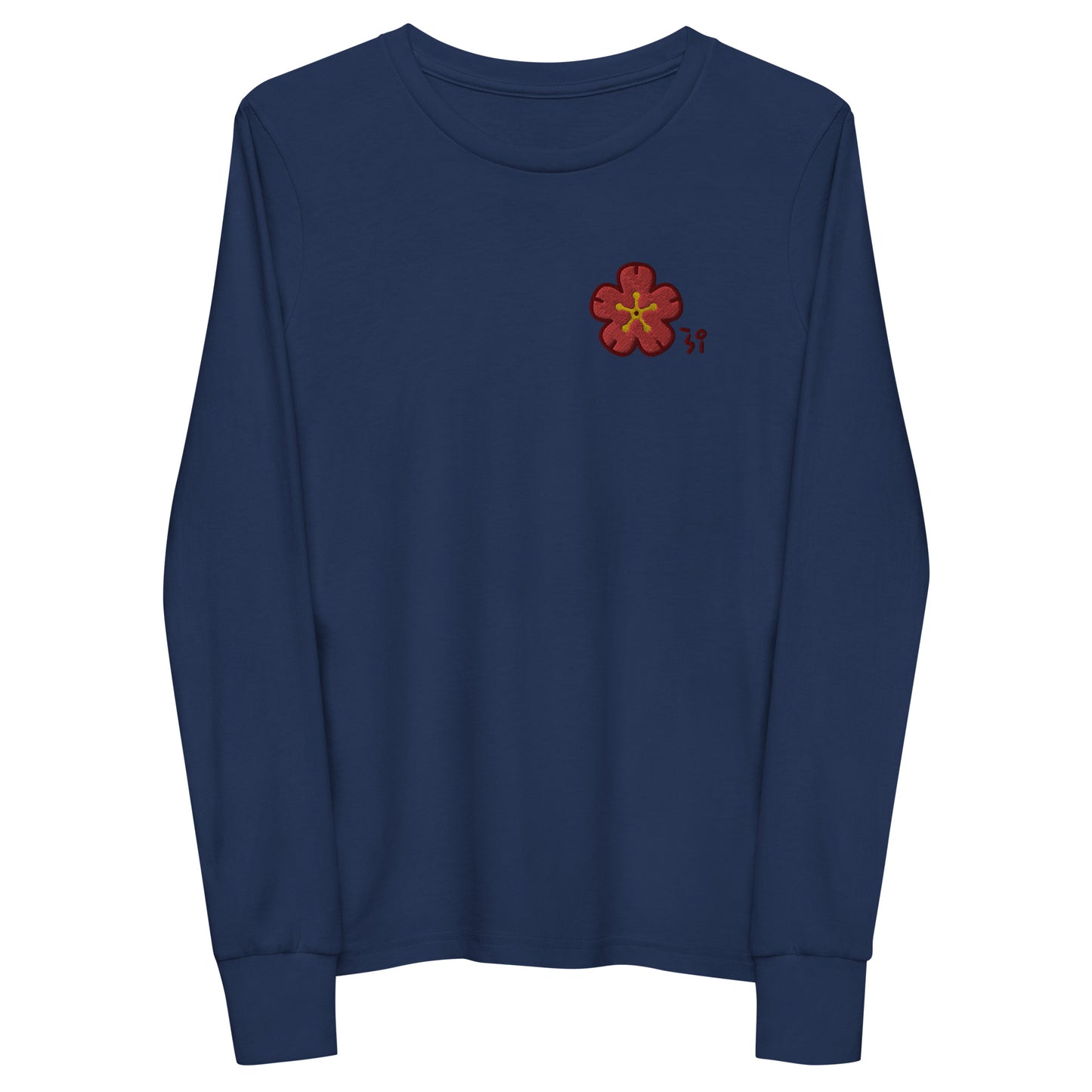 Chinese quince Youth long sleeve tee