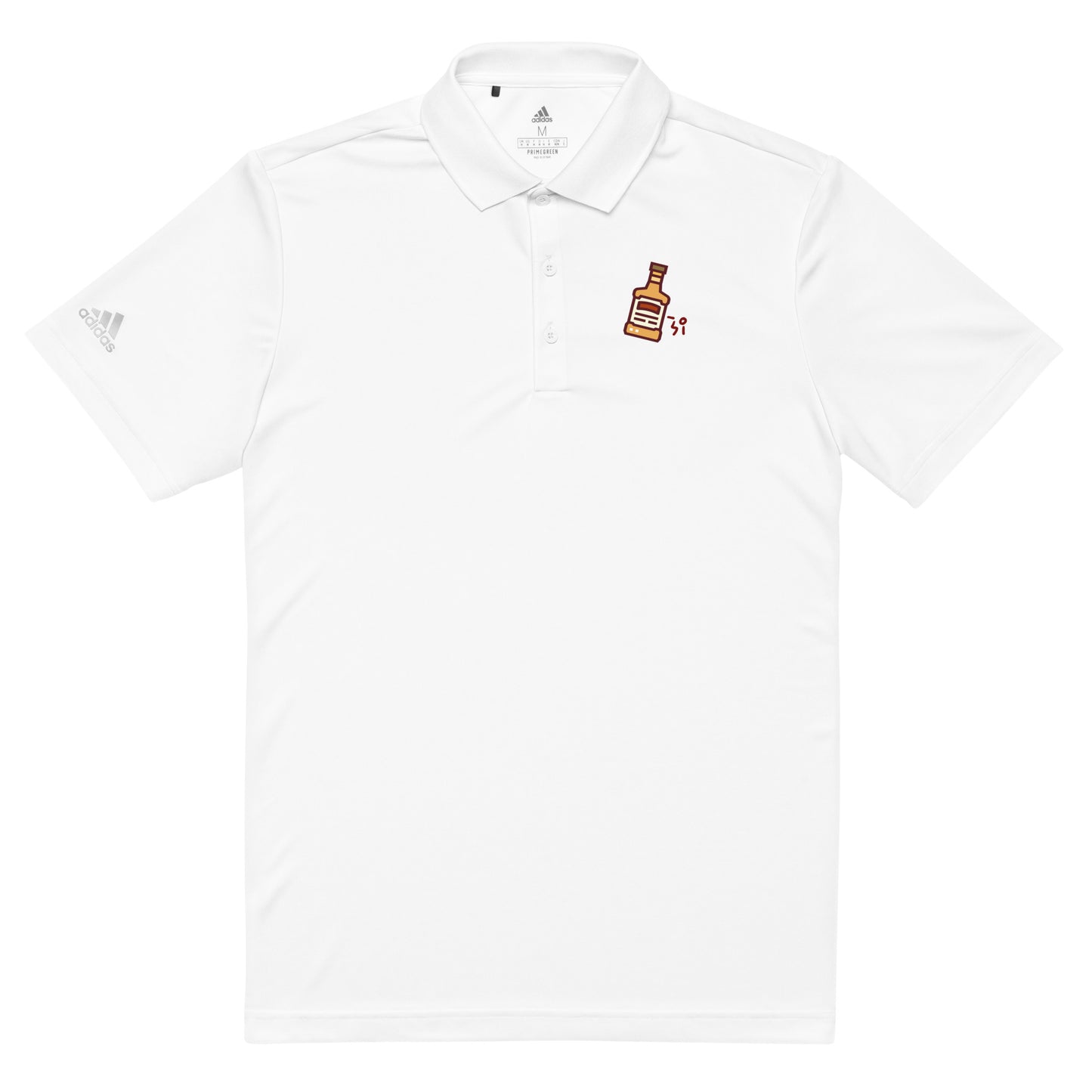 Whiskey adidas Premium Polo Shirt