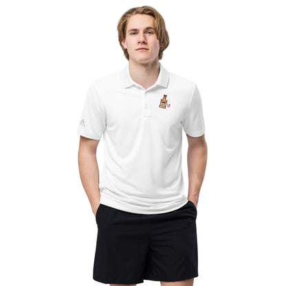 Whiskey adidas Premium Polo Shirt