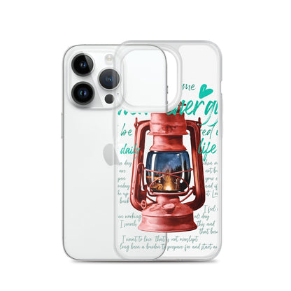 Camp lantern Clear Case for iPhone®
