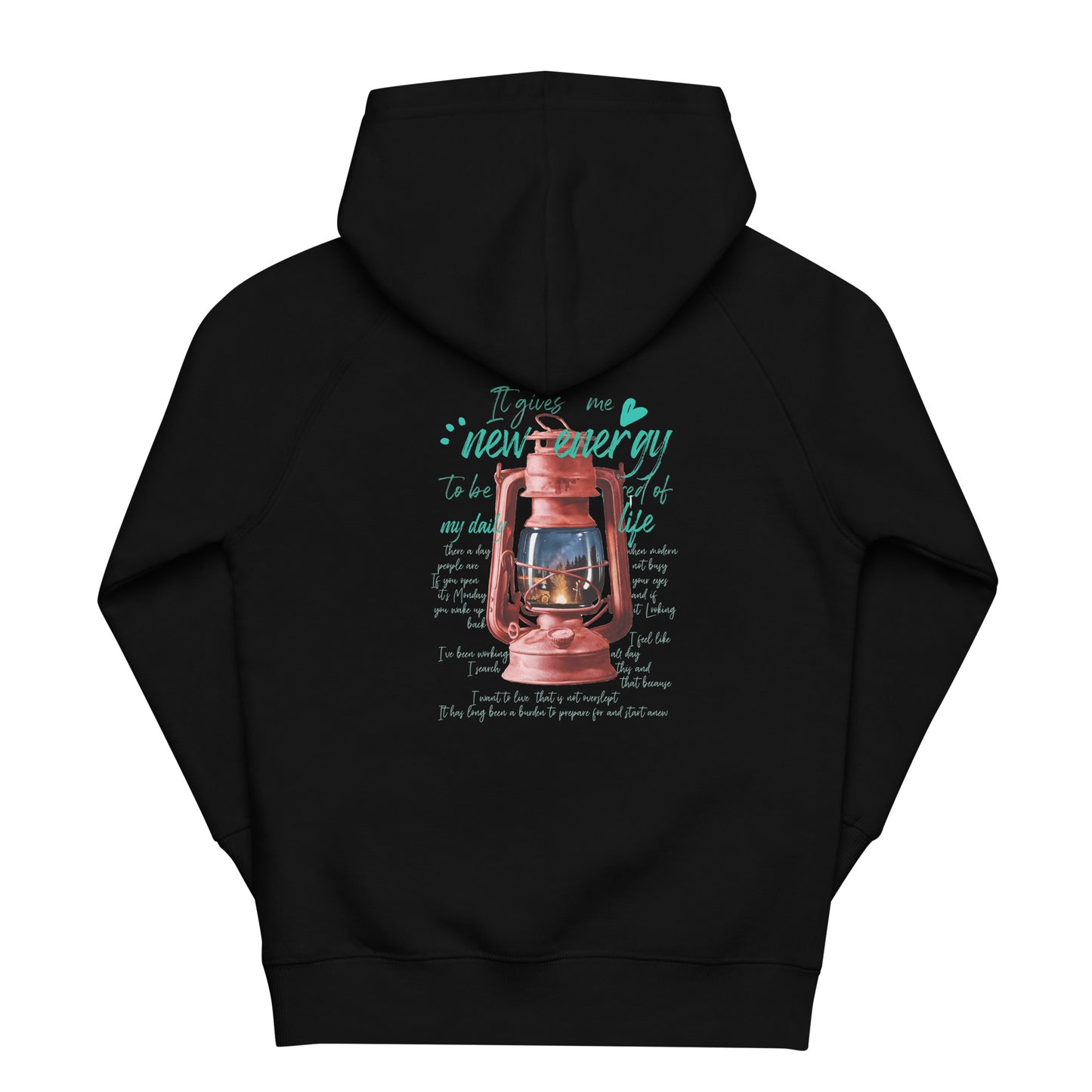 Camp lantern Kids eco hoodie