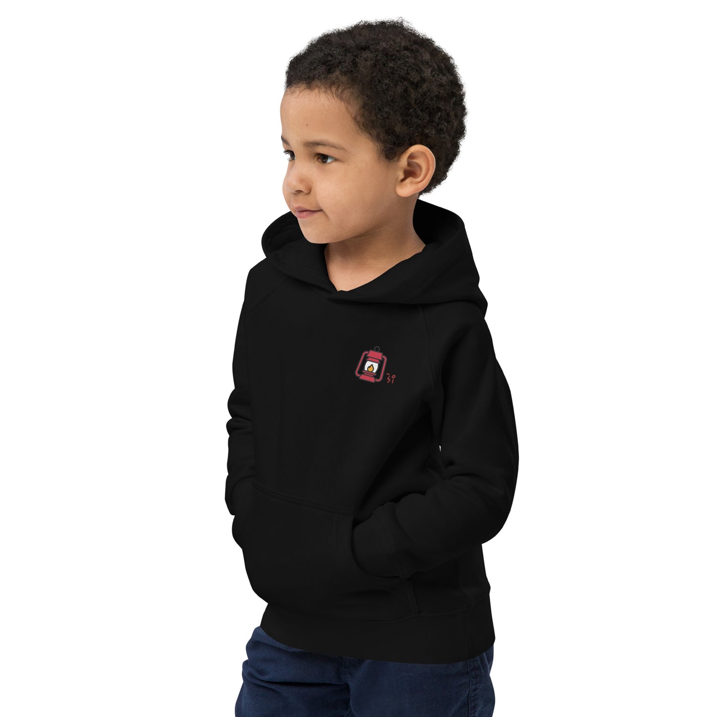 Camp lantern Kids eco hoodie