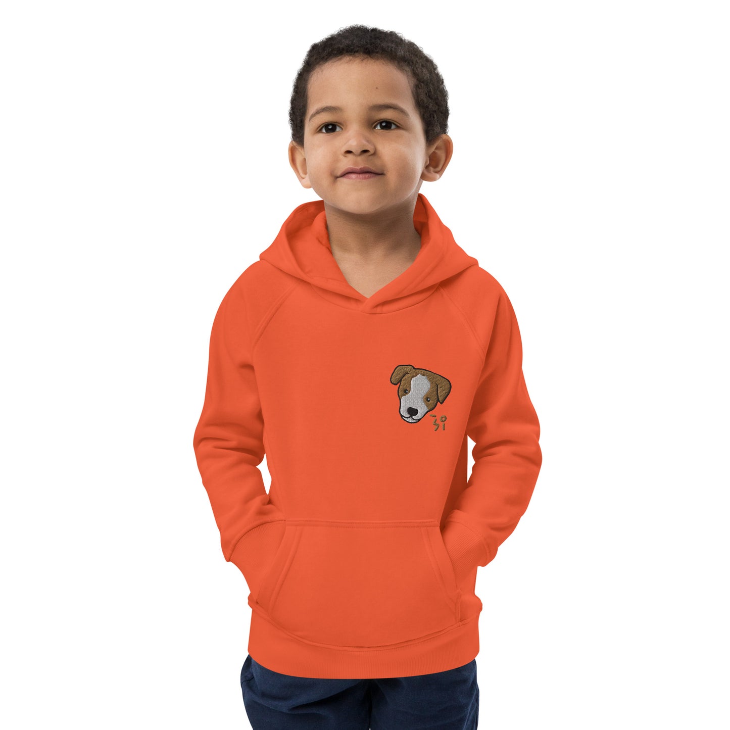 Jack Russell Terrier Kids eco hoodie