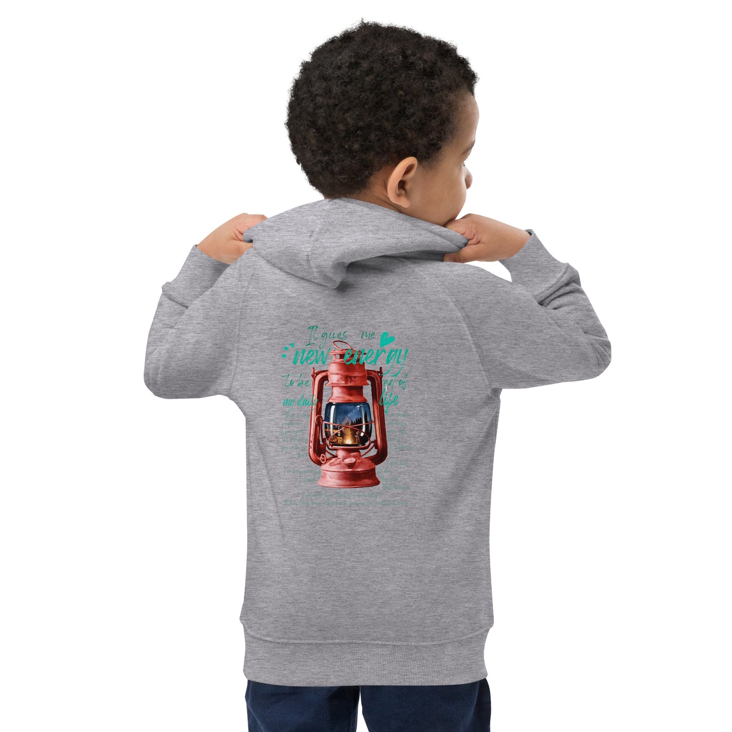 Camp lantern Kids eco hoodie