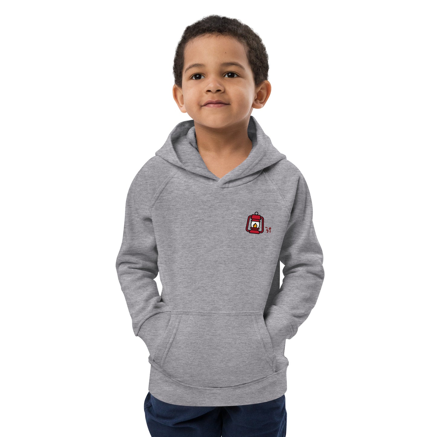 Camp lantern Kids eco hoodie