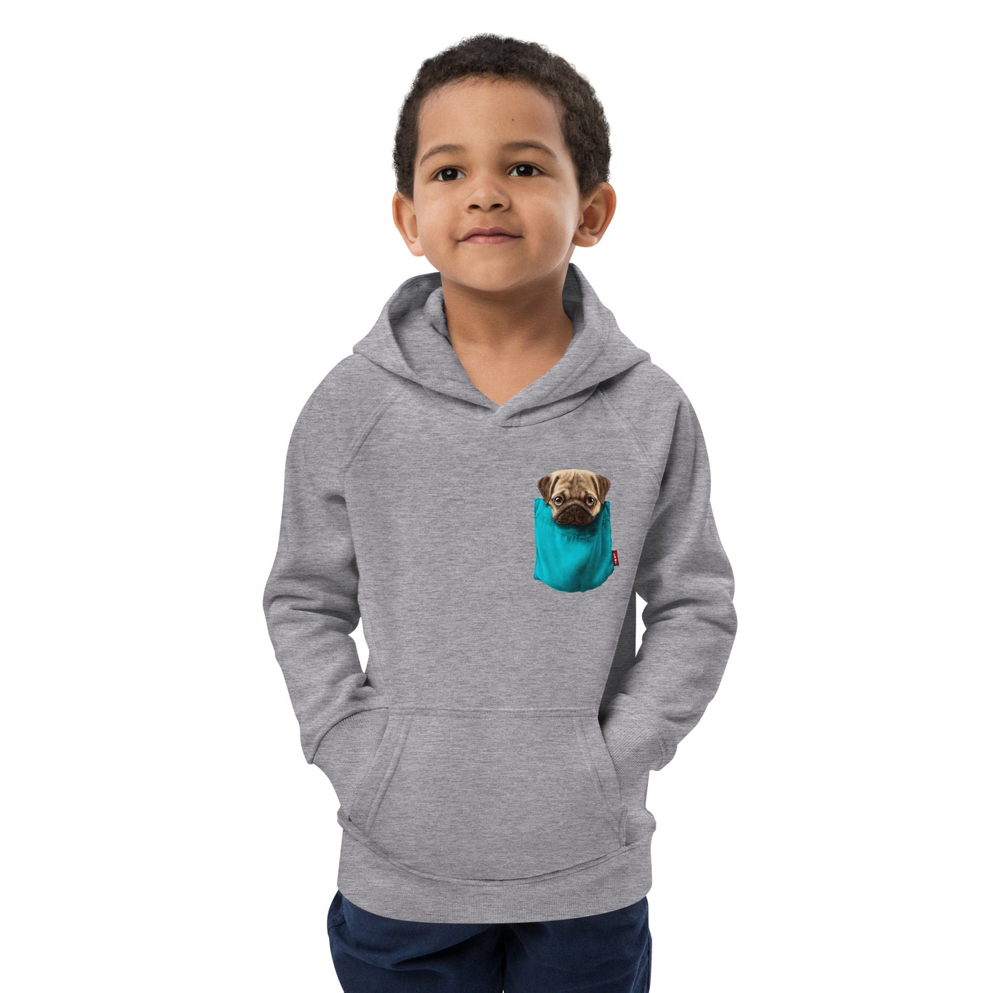 Pug Kids eco hoodie