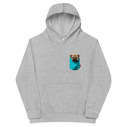 Pug Kids fleece hoodie