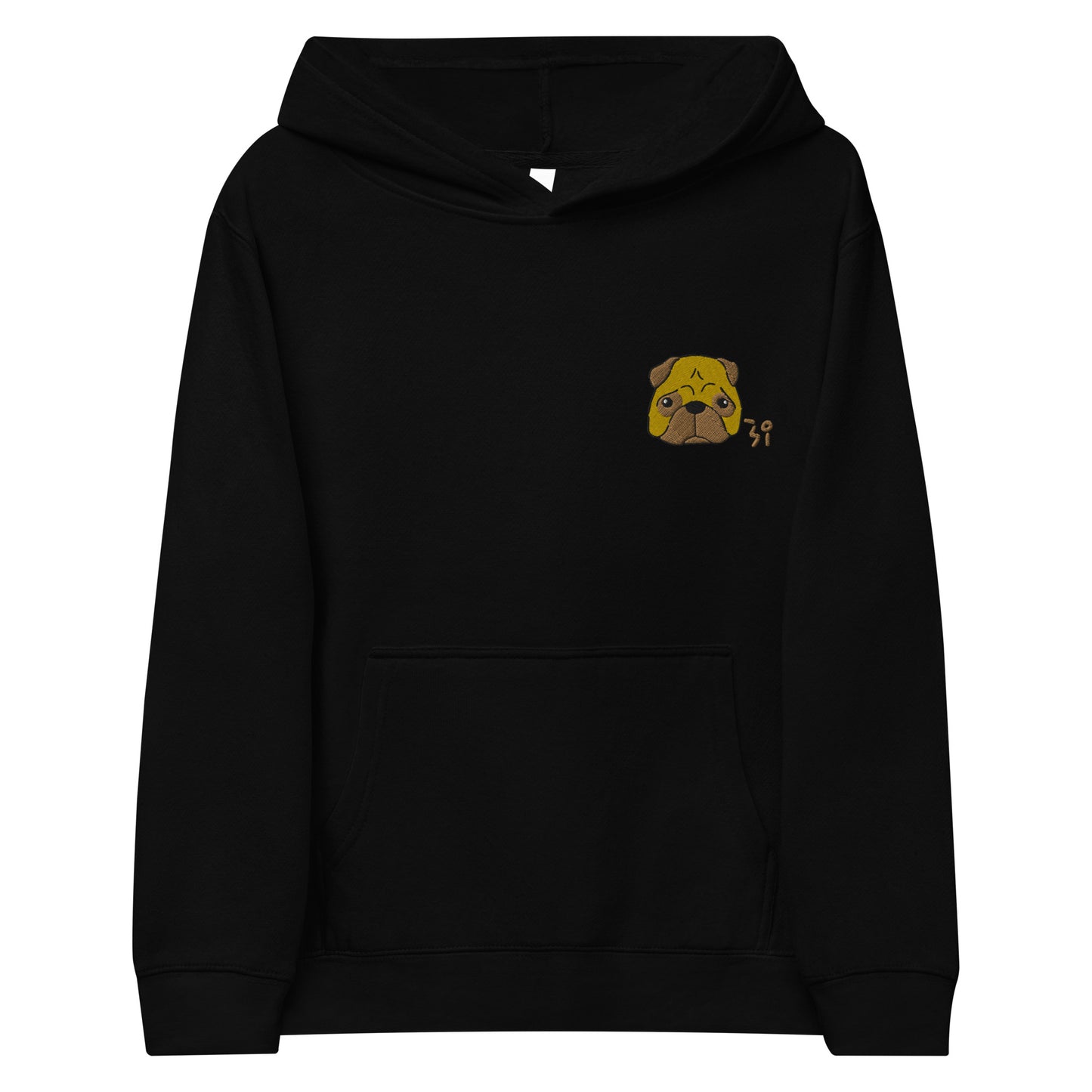 Pug Kids fleece hoodie