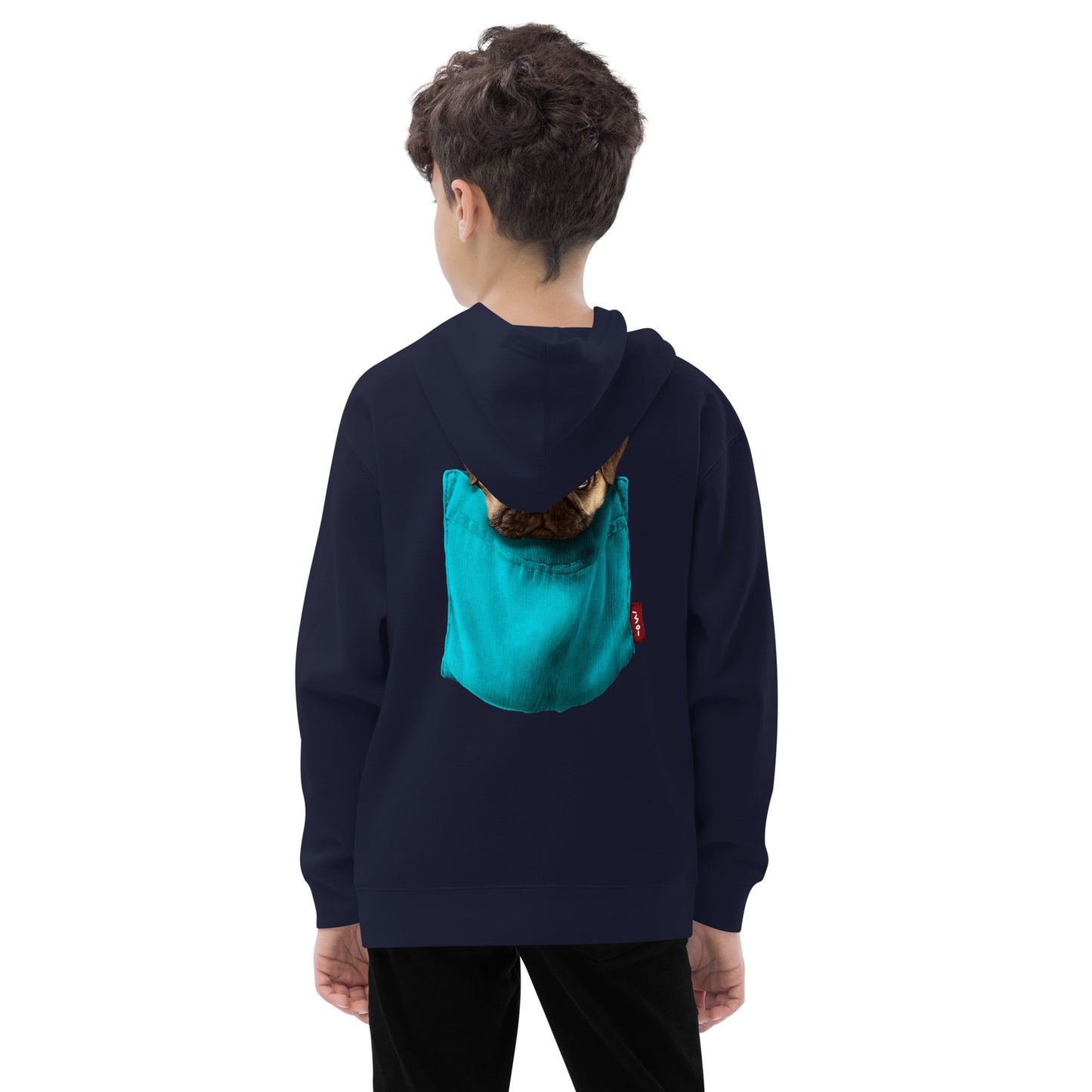 Pug Kids fleece hoodie