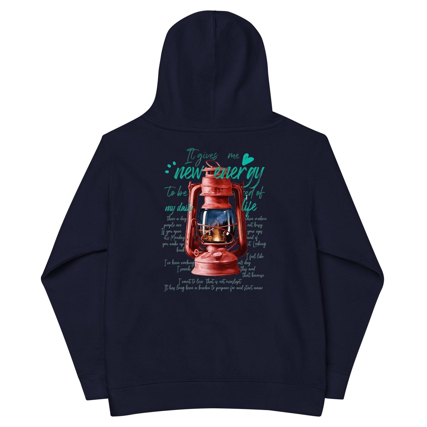 Camp lantern Kids fleece hoodie