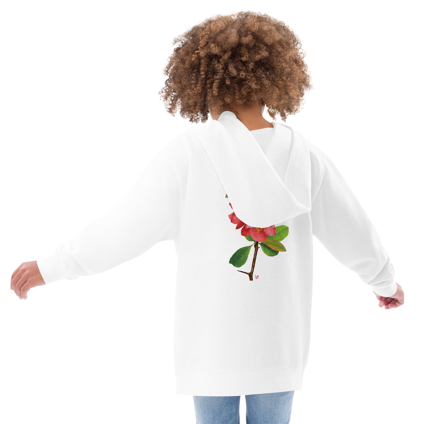 Chinese quince Kids fleece hoodie