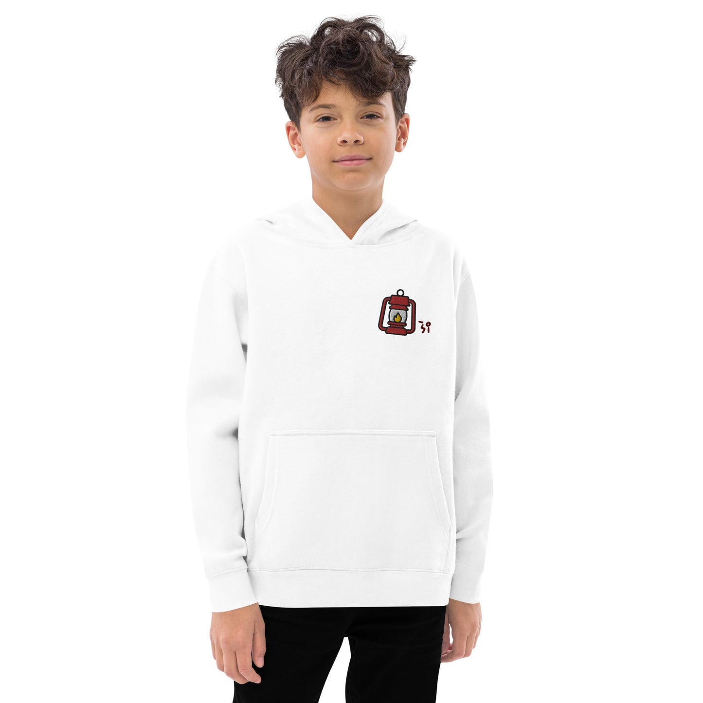 Camp lantern Kids fleece hoodie