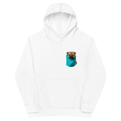 Pug Kids fleece hoodie