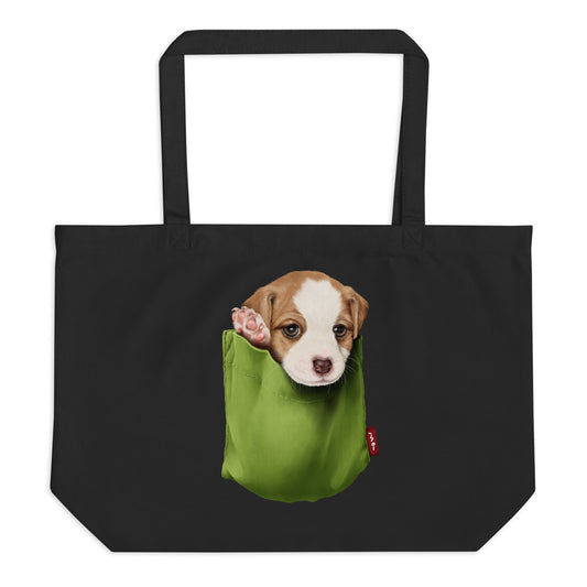 Jack Russell Terrier Large organic tote bag