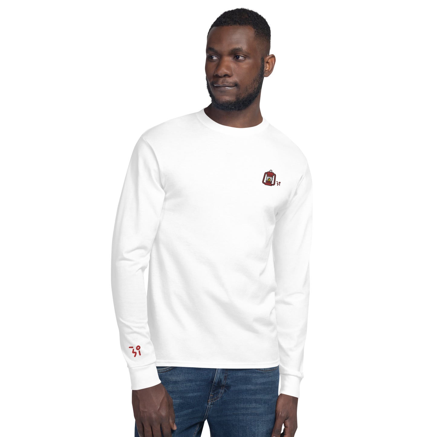 Camp lantern Men's Champion Long Sleeve Shirt