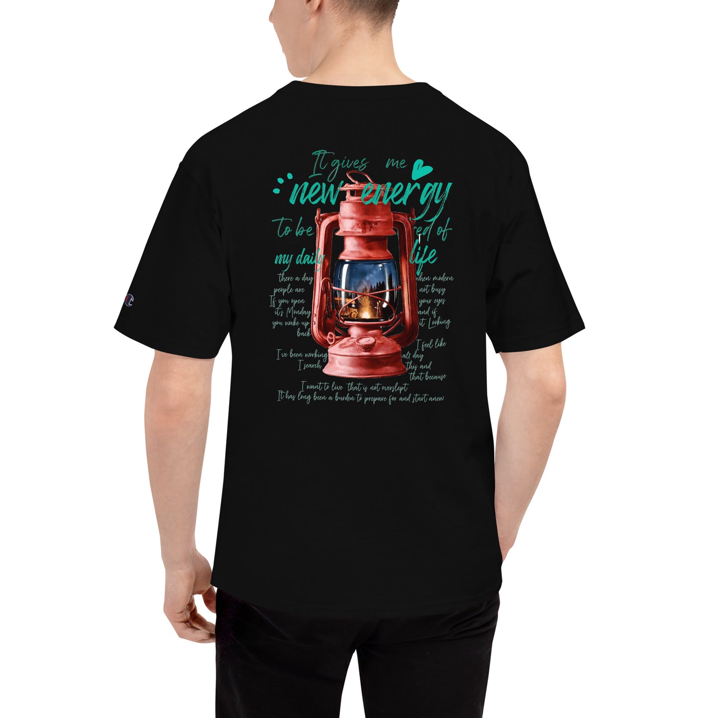 Camp lantern Men's Champion T-Shirt