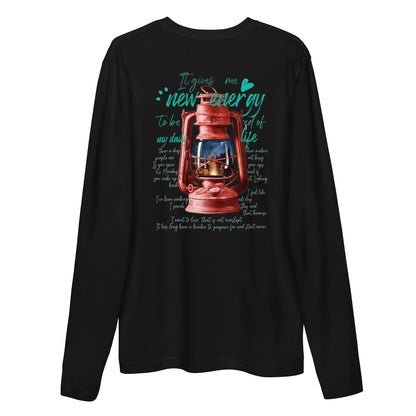 Camp lantern Long Sleeve Fitted Crew