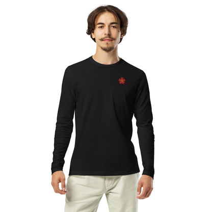 Chinese quince Long Sleeve Fitted Crew