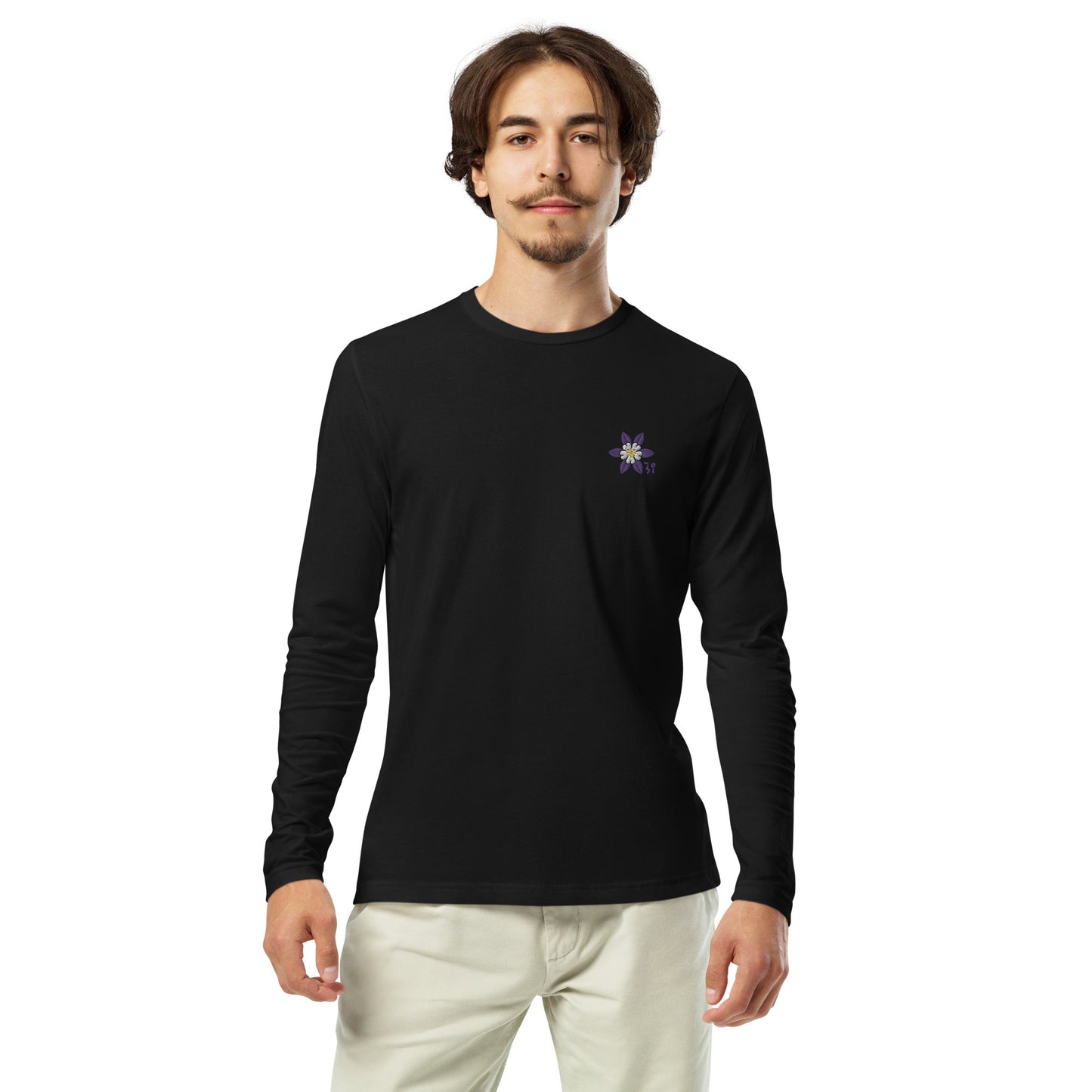 Columbine Long Sleeve Fitted Crew