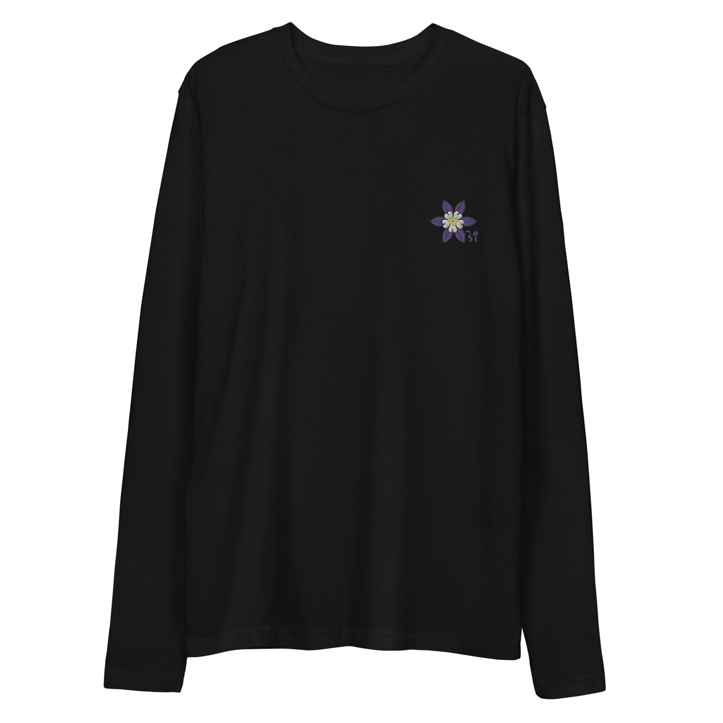 Columbine Long Sleeve Fitted Crew