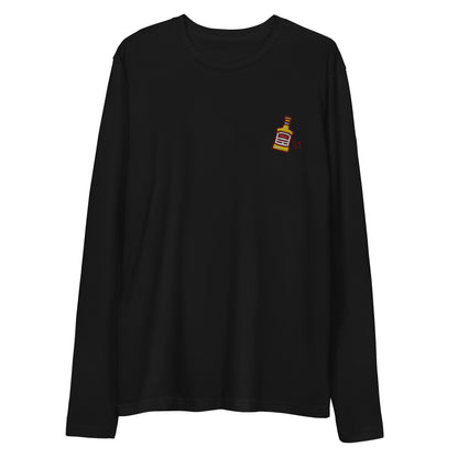 Whiskey Long Sleeve Fitted Crew