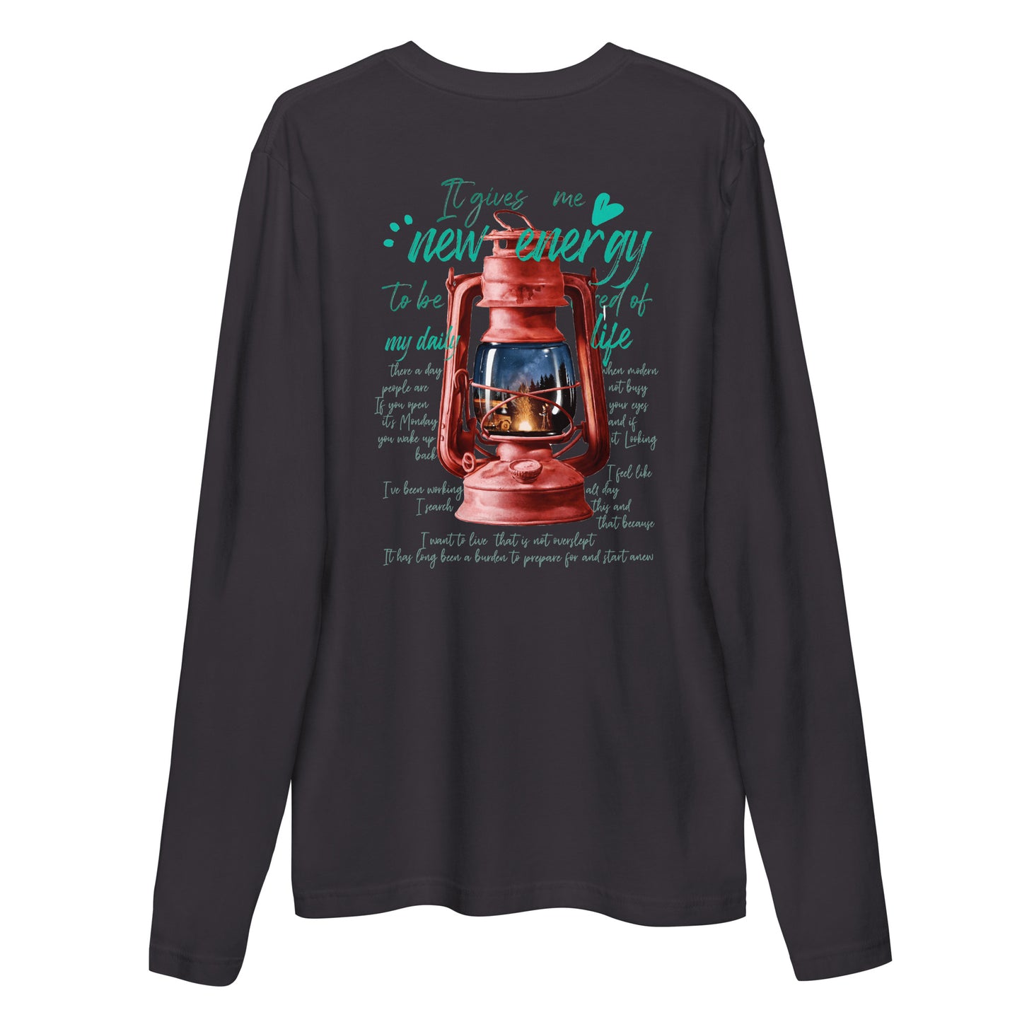 Camp lantern Long Sleeve Fitted Crew