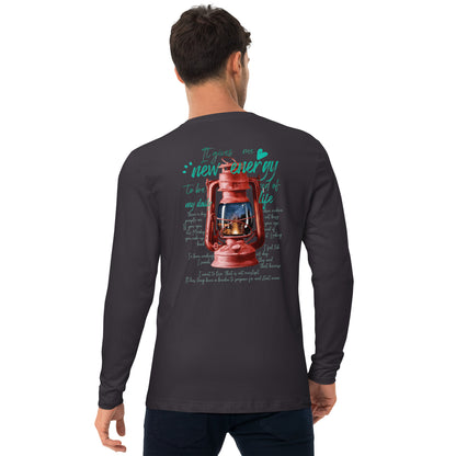 Camp lantern Long Sleeve Fitted Crew