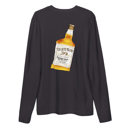 Whiskey Long Sleeve Fitted Crew