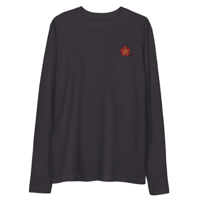 Chinese quince Long Sleeve Fitted Crew