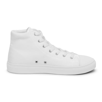 Chinese quince Men’s high top canvas shoes