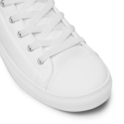 Chinese quince Men’s high top canvas shoes