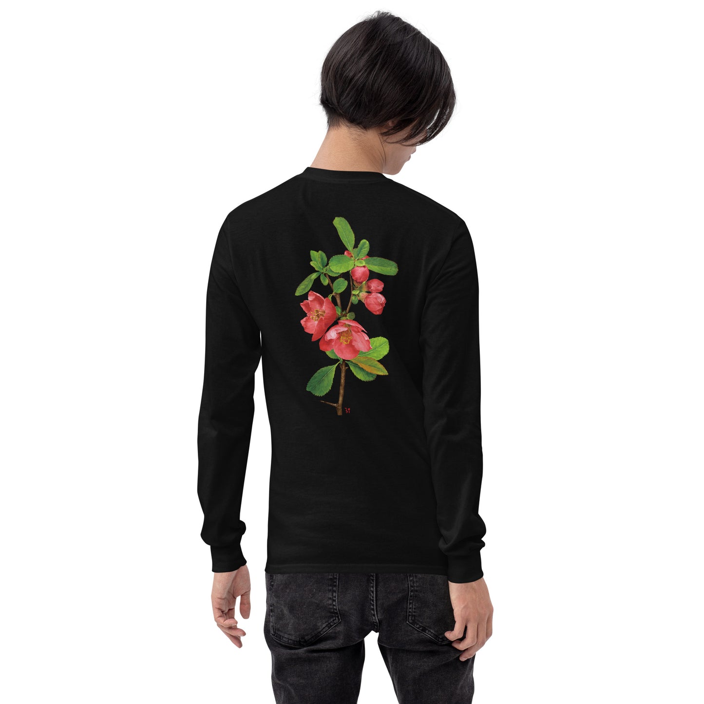 Chinese quince Men’s Long Sleeve Shirt