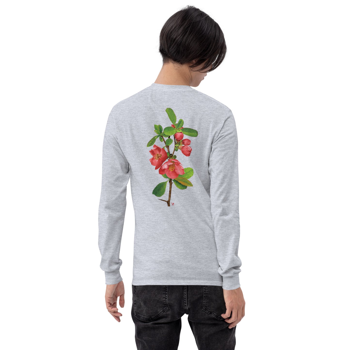 Chinese quince Men’s Long Sleeve Shirt