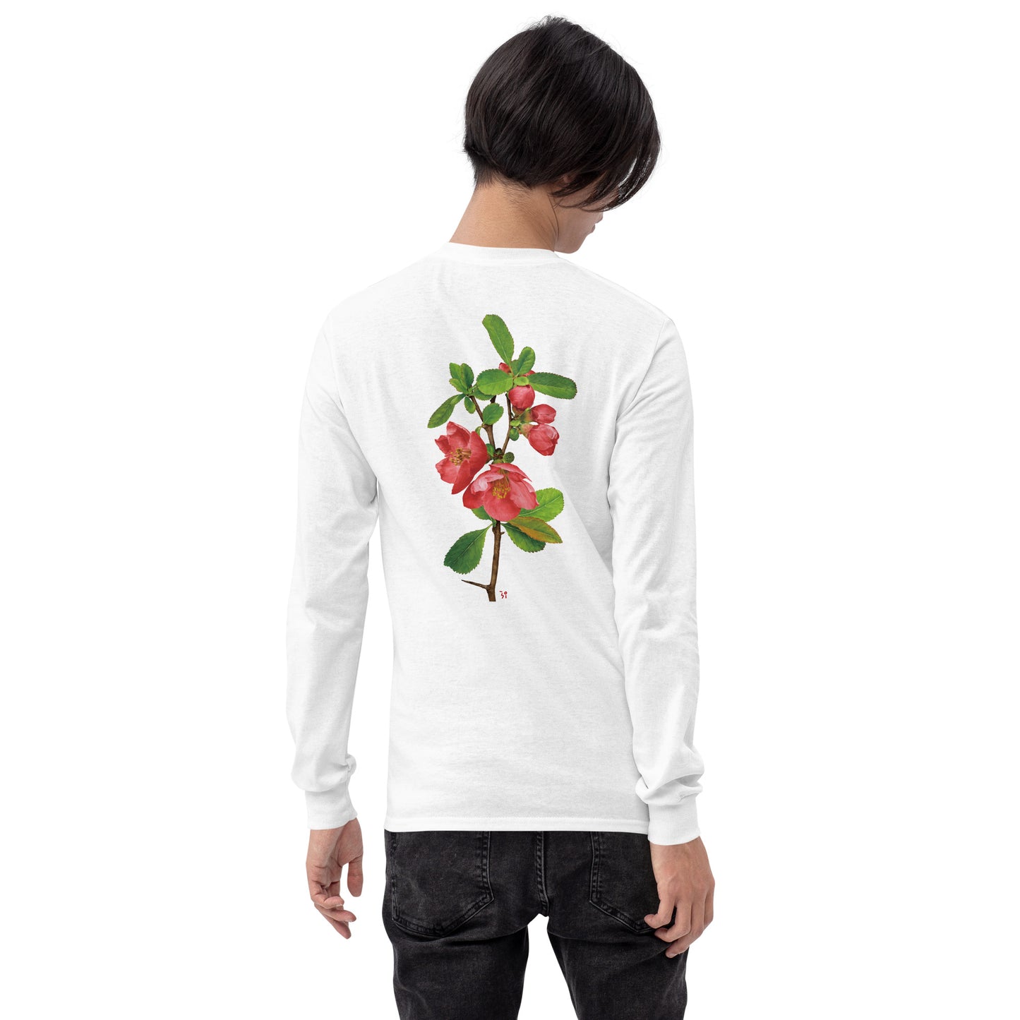 Chinese quince Men’s Long Sleeve Shirt