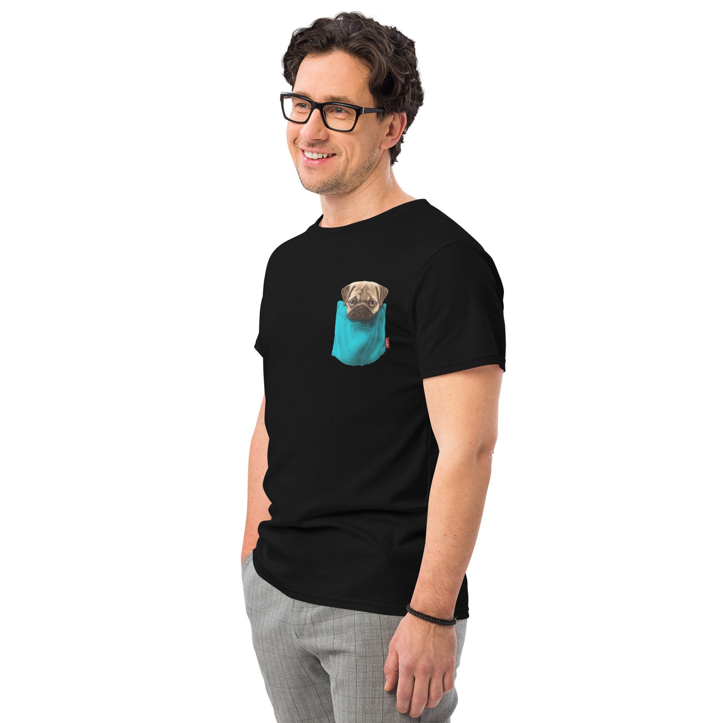 Pug Men's premium cotton t-shirt