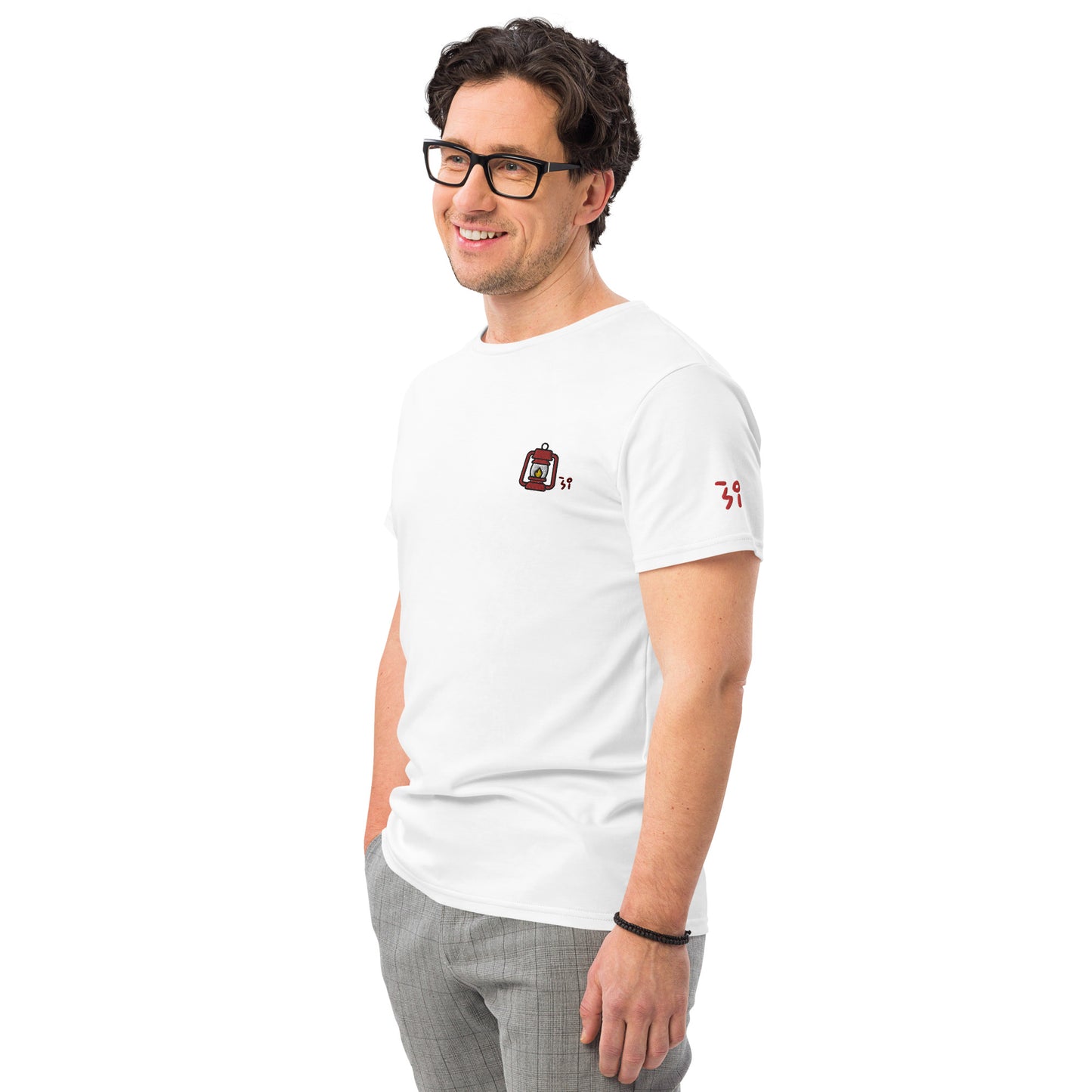 Camp lantern Men's premium cotton t-shirt