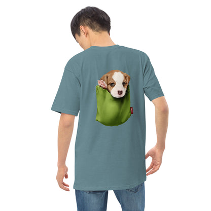 Jack Russell Terrier Men’s premium heavyweight tee