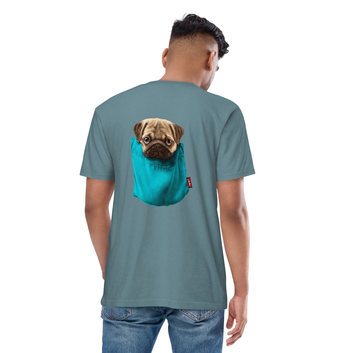 Pug Men’s premium heavyweight tee