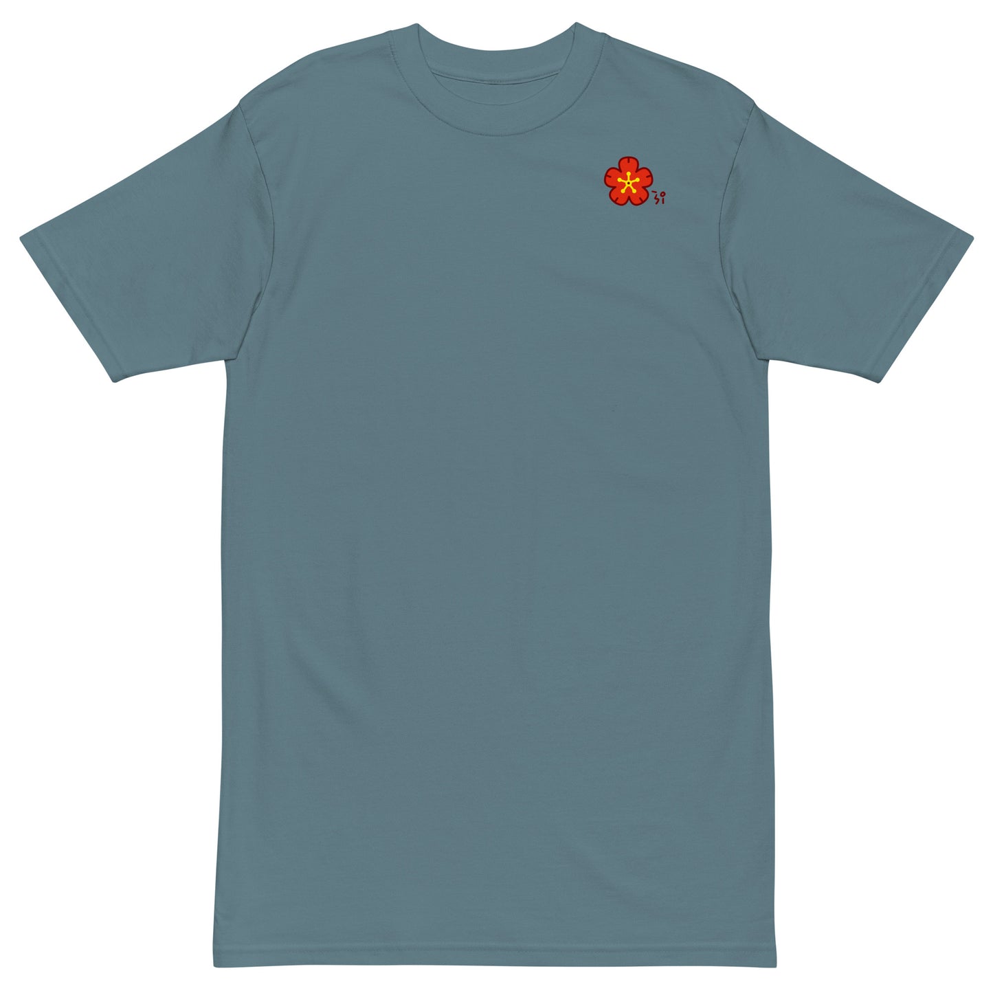 Chinese quince Men’s premium heavyweight tee