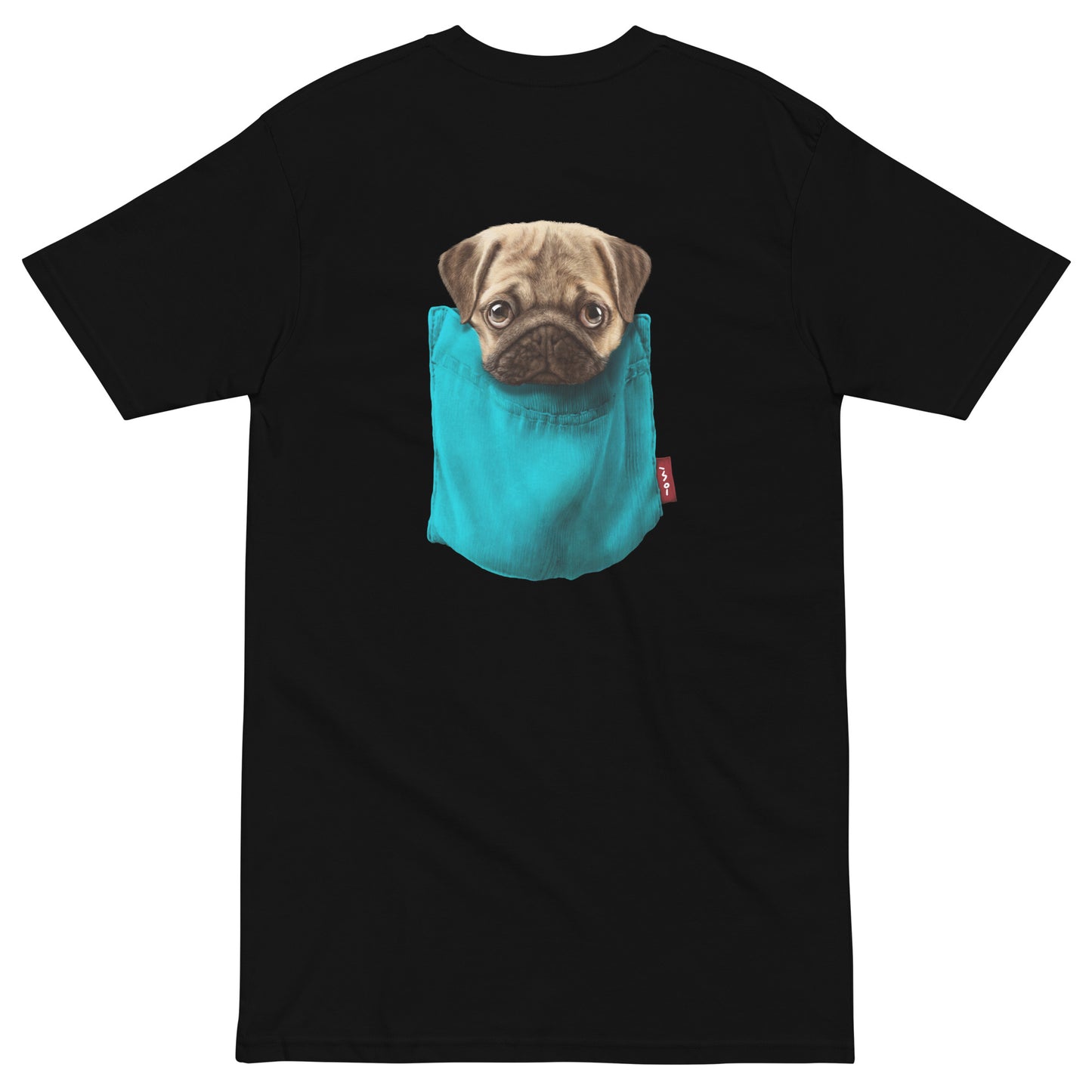 Pug Men’s premium heavyweight tee