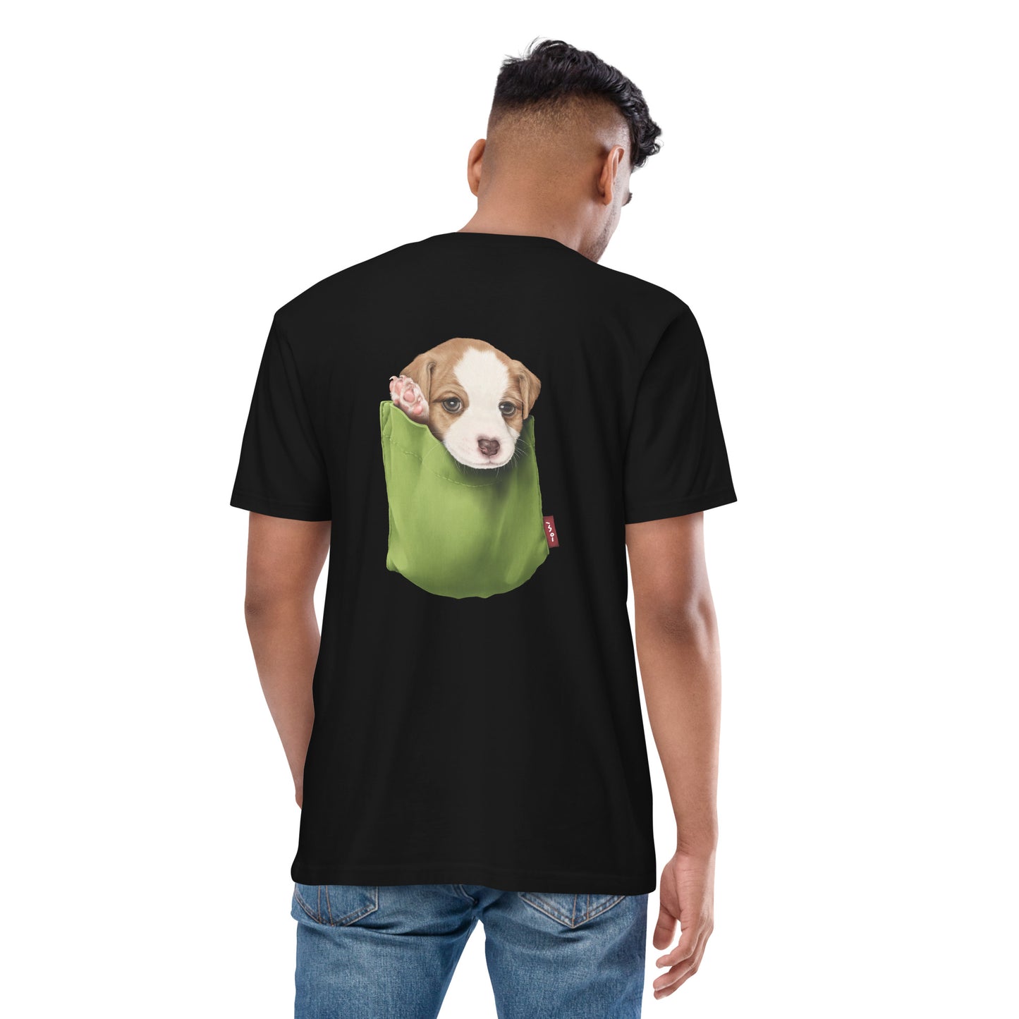 Jack Russell Terrier Men’s premium heavyweight tee