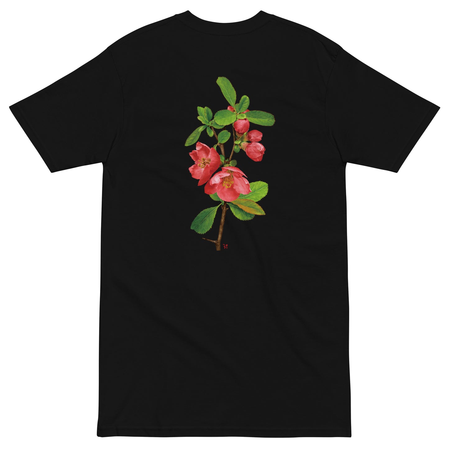 Chinese quince Men’s premium heavyweight tee