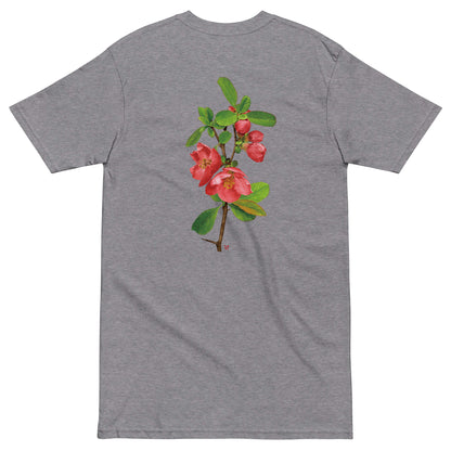 Chinese quince Men’s premium heavyweight tee