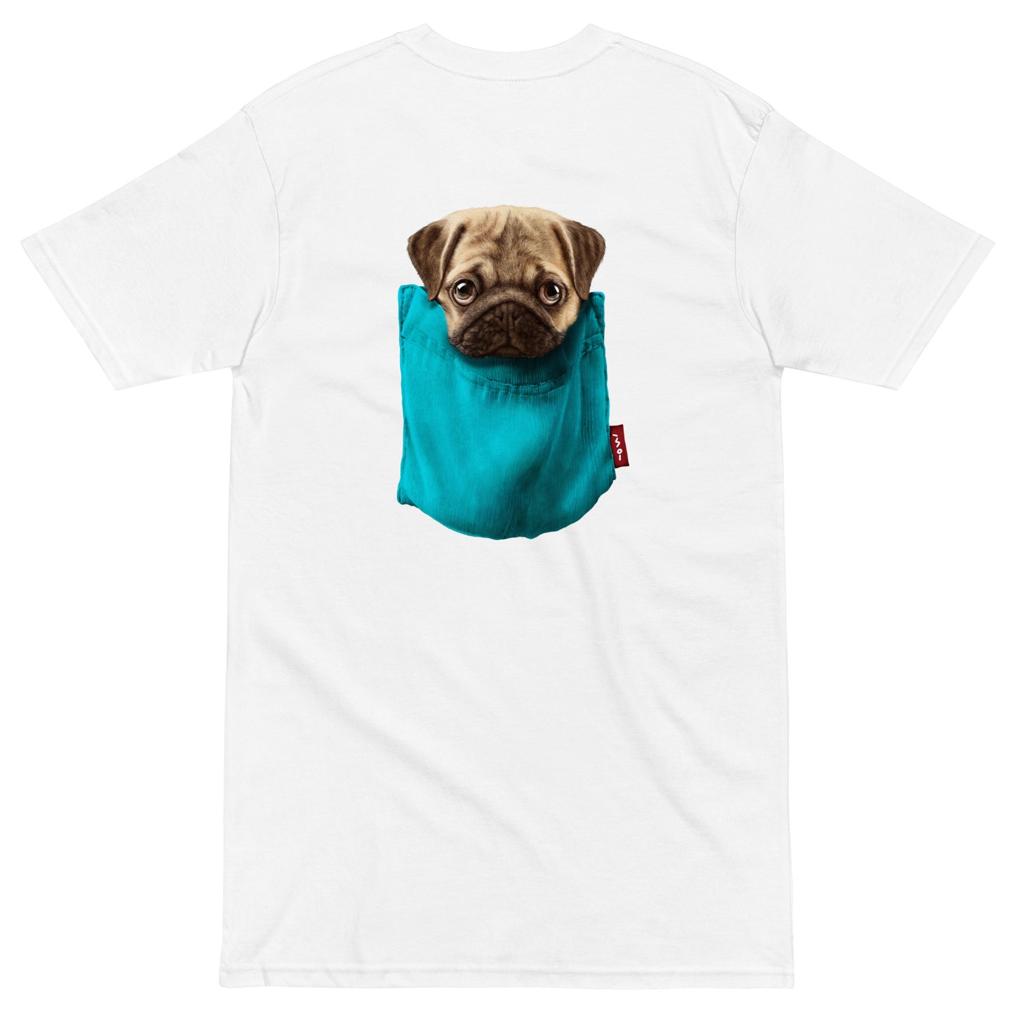 Pug Men’s premium heavyweight tee