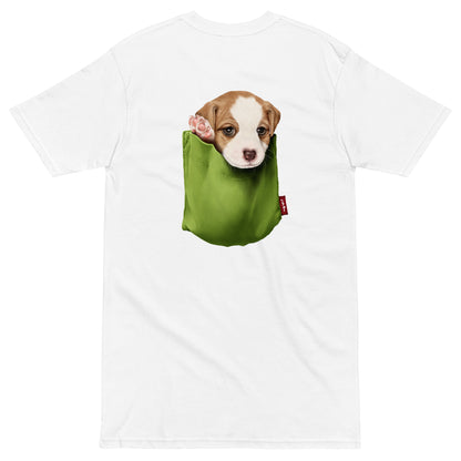 Jack Russell Terrier Men’s premium heavyweight tee