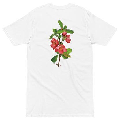 Chinese quince Men’s premium heavyweight tee