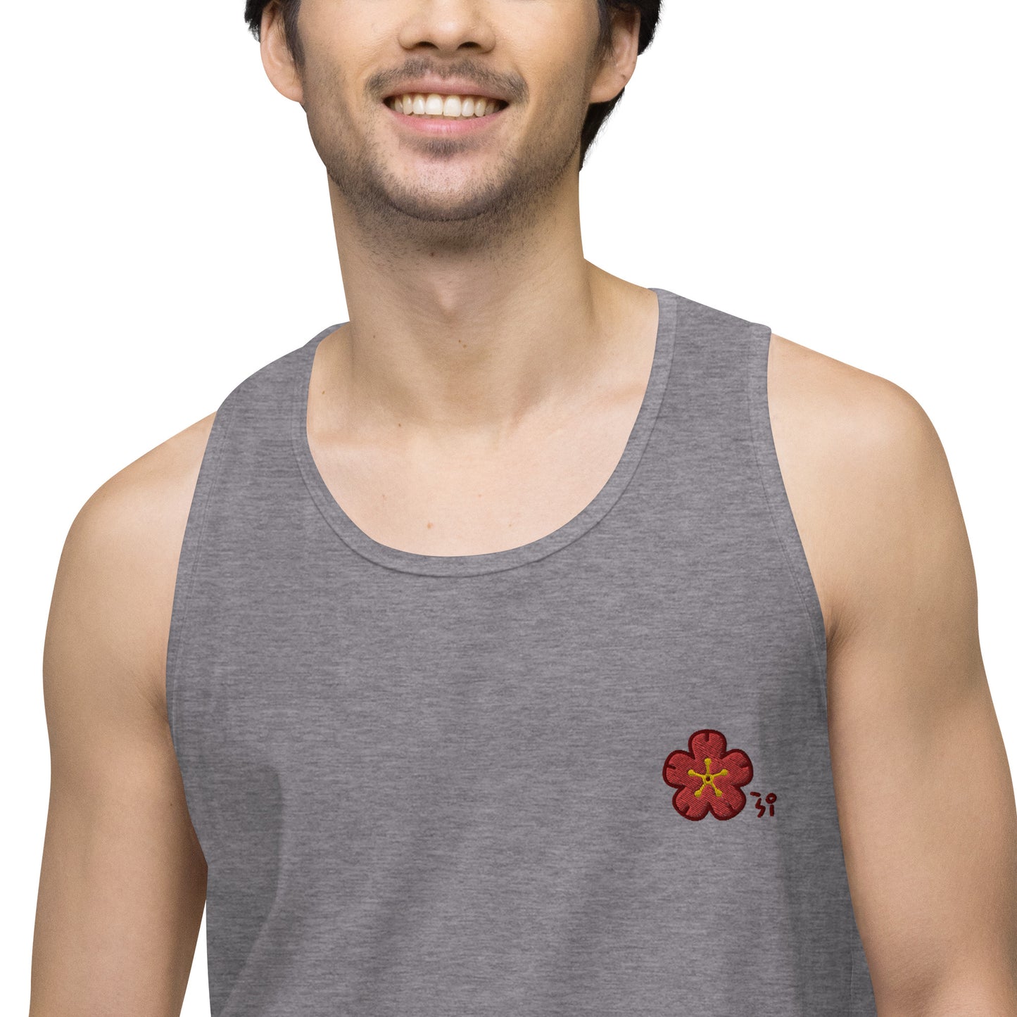 Chinese quince Men’s premium tank top