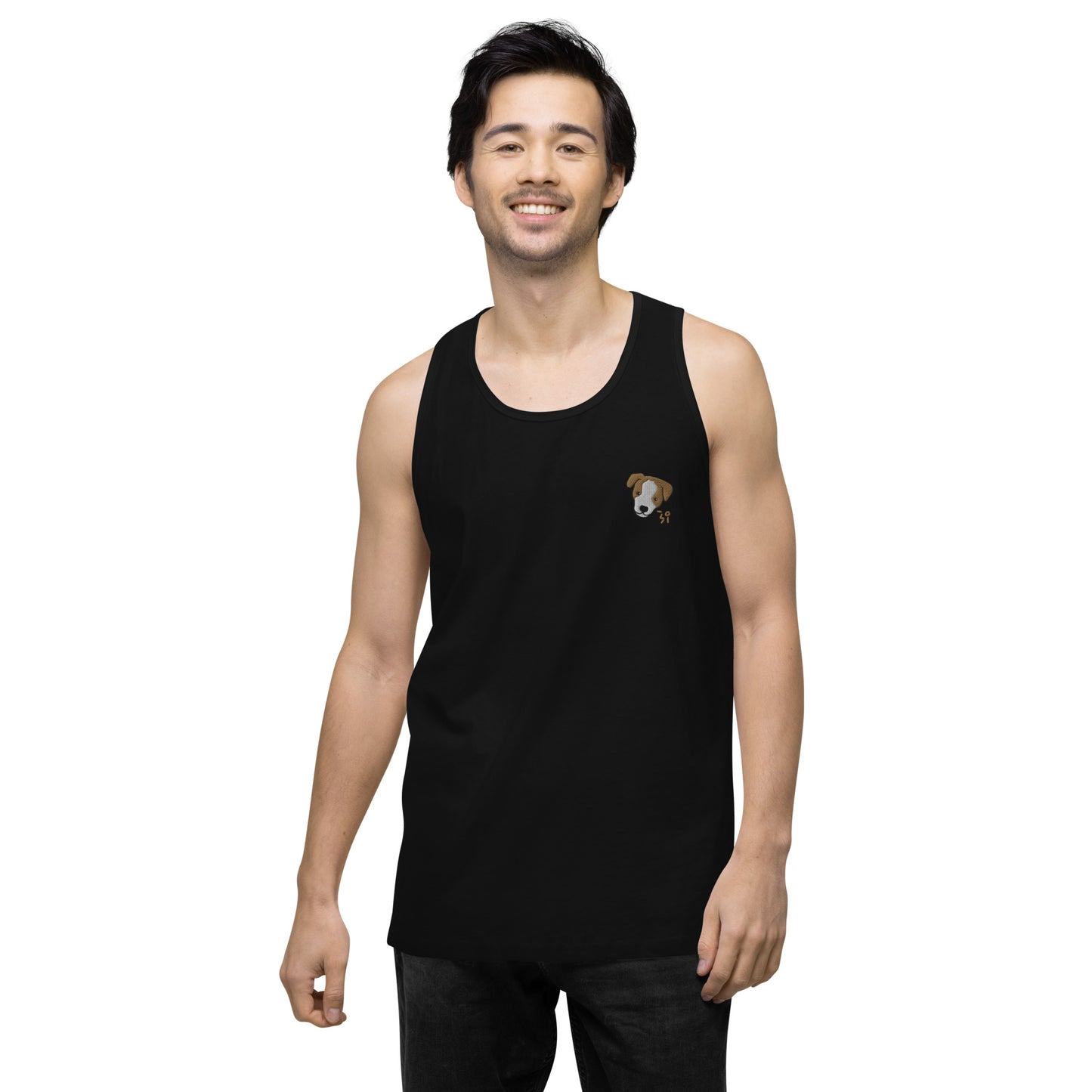 Jack Russell Terrier Men’s premium tank top