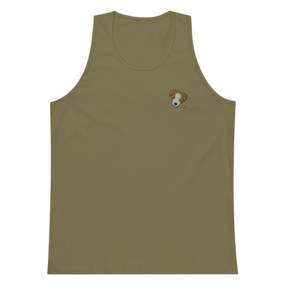 Jack Russell Terrier Men’s premium tank top